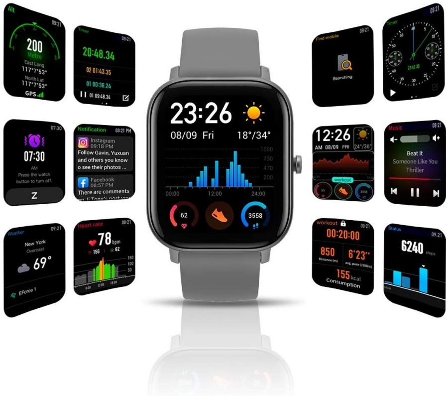 Xiaomi Amazfit GTS Lava Grey Xiaomi Amazfit GTS Lava Grey