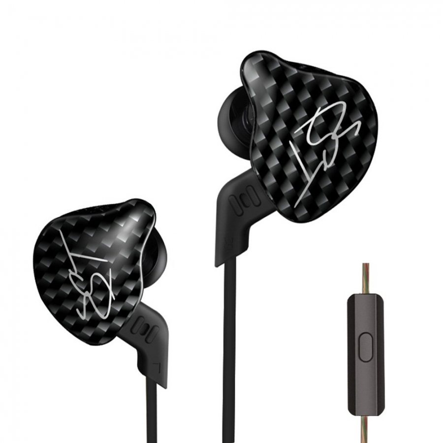 KZ ZST con Microfono Dual Driver Monitoreo Black KZ ZST con Microfono Dual Driver Monitoreo Black