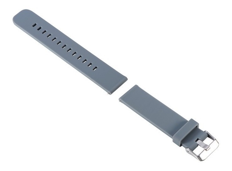 Correa Silicona Gris Smartwatch 20MM