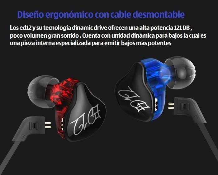 KZ ED12 con Microfono Monitoreo KZ ED12 con Microfono Monitoreo