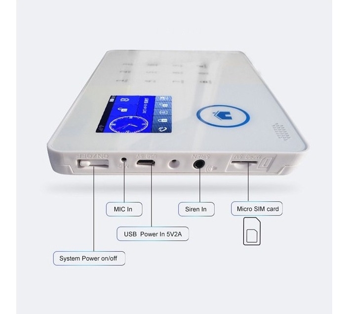 Kit Alarma Domiciliaria Inalambrica Wifi Kit Alarma Domiciliaria Inalambrica Wifi