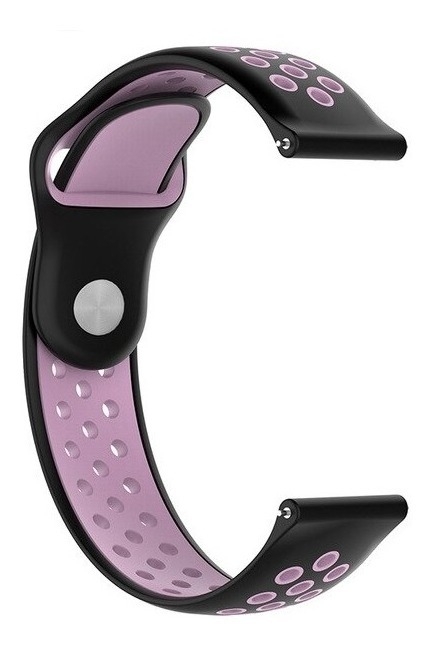 Correa Deportiva 20MM Negro con Rosa