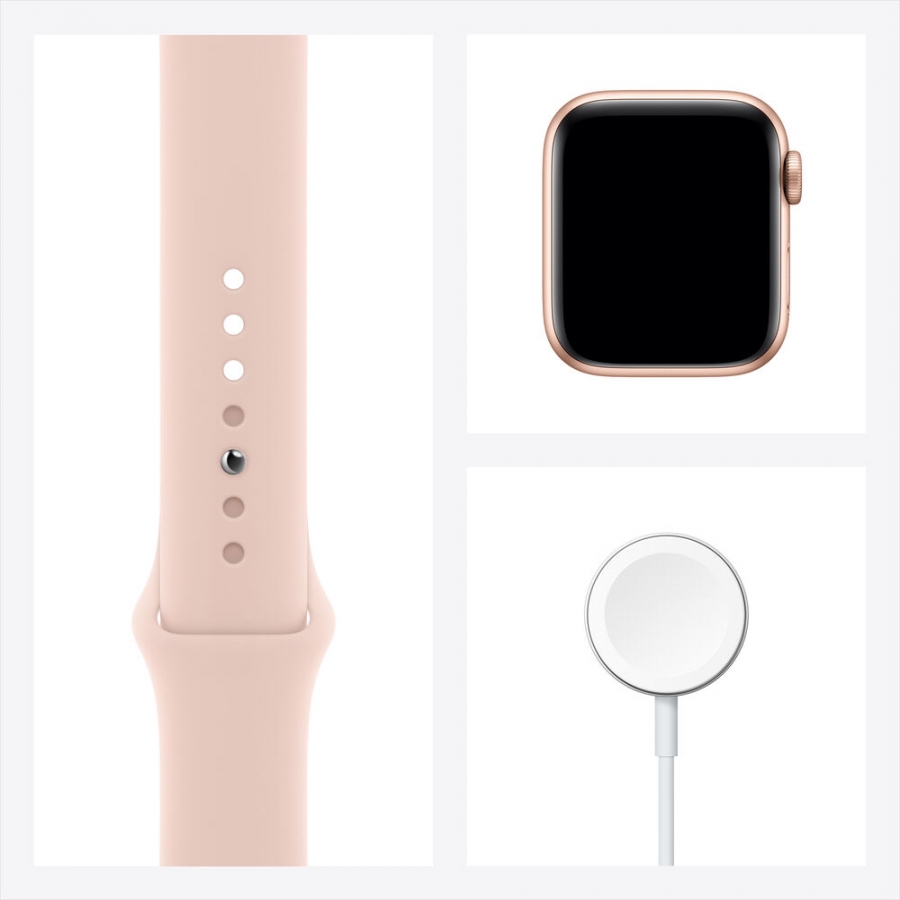 Apple Watch Serie 6 Gps 40 Mm Pink Sport Band Aluminium Gold